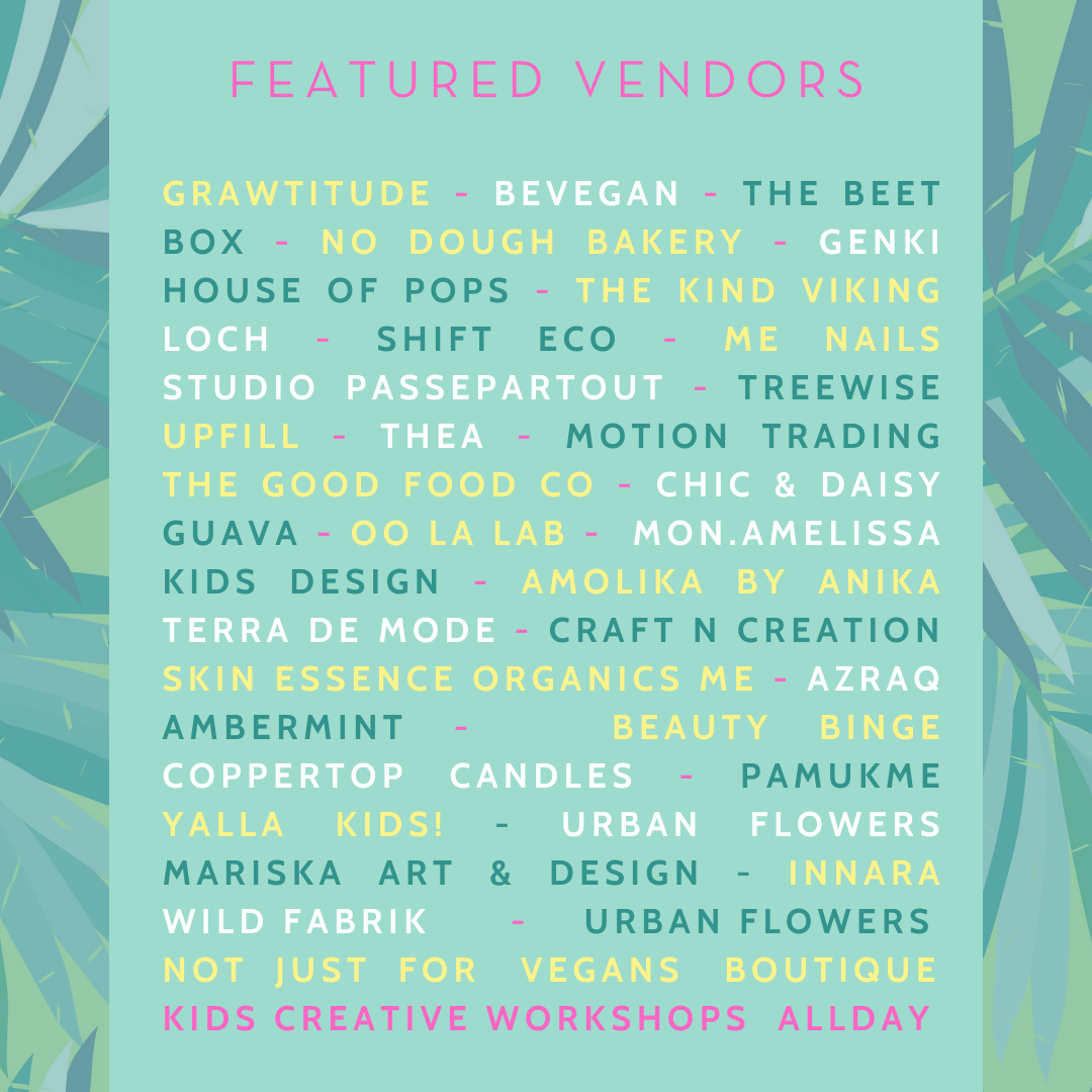 Not Just For Vegans Market - Thrift For Good Palm Pop-Up 12th November 2021