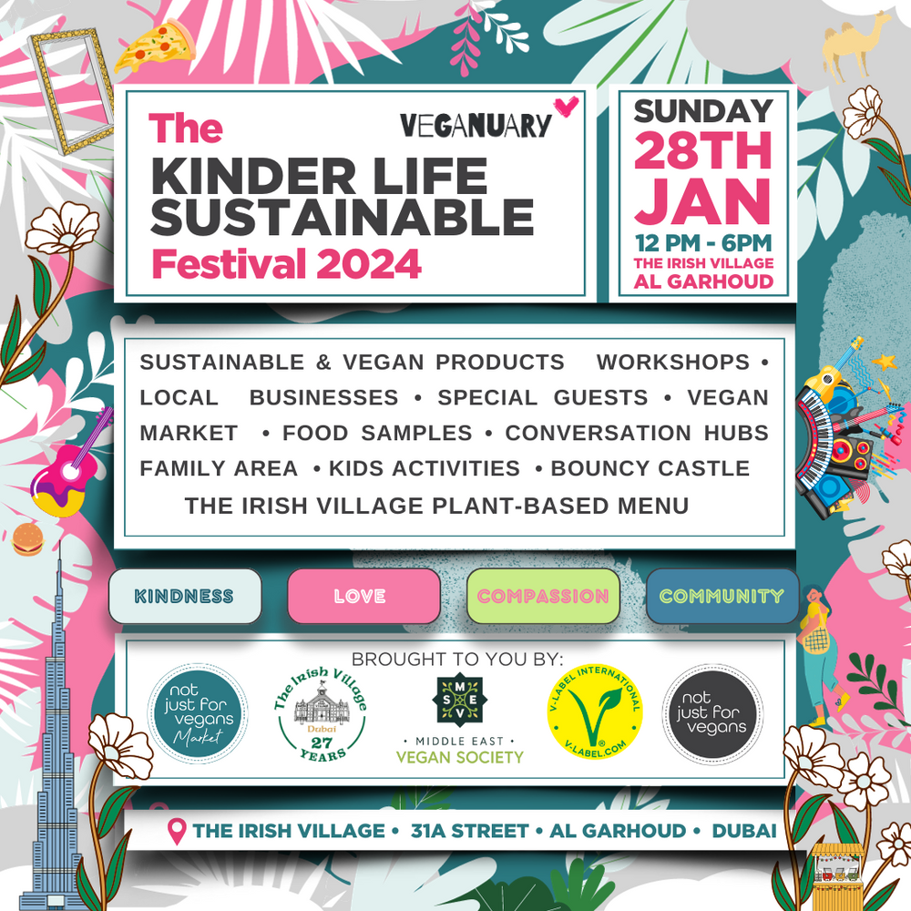 Kinder Life Sustainable Festival - The Irish Village Veganuary
