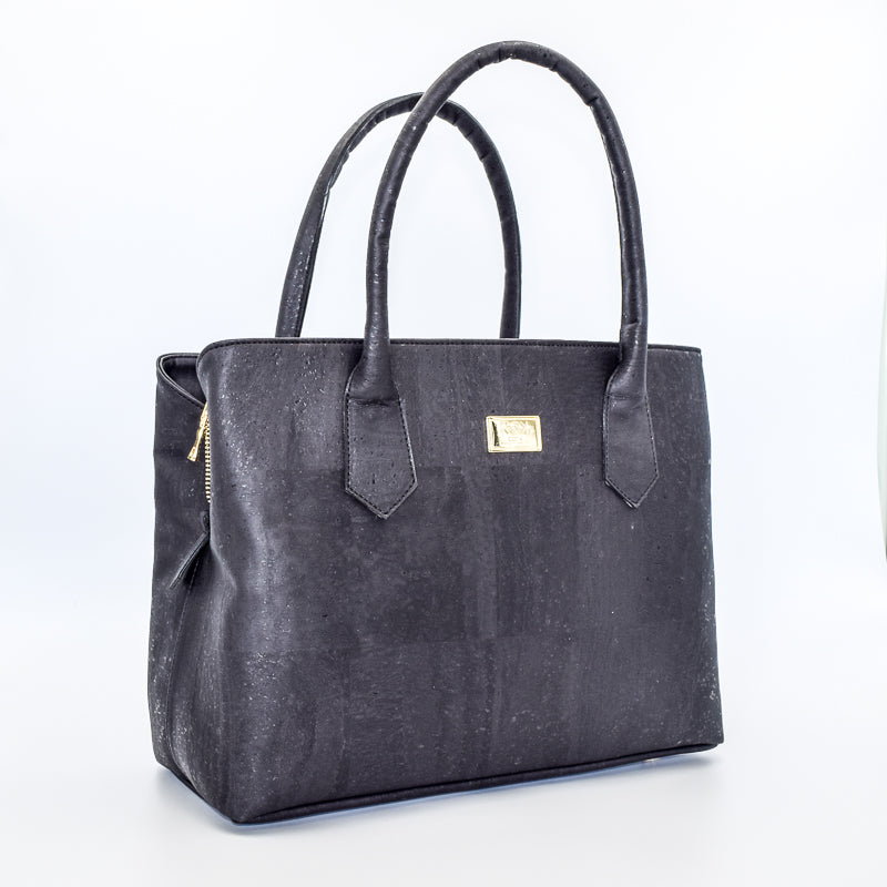 Eduarda Lux Cork Satchel