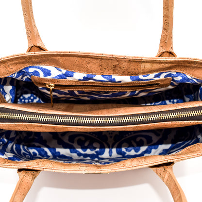 Eduarda Lux Cork Satchel