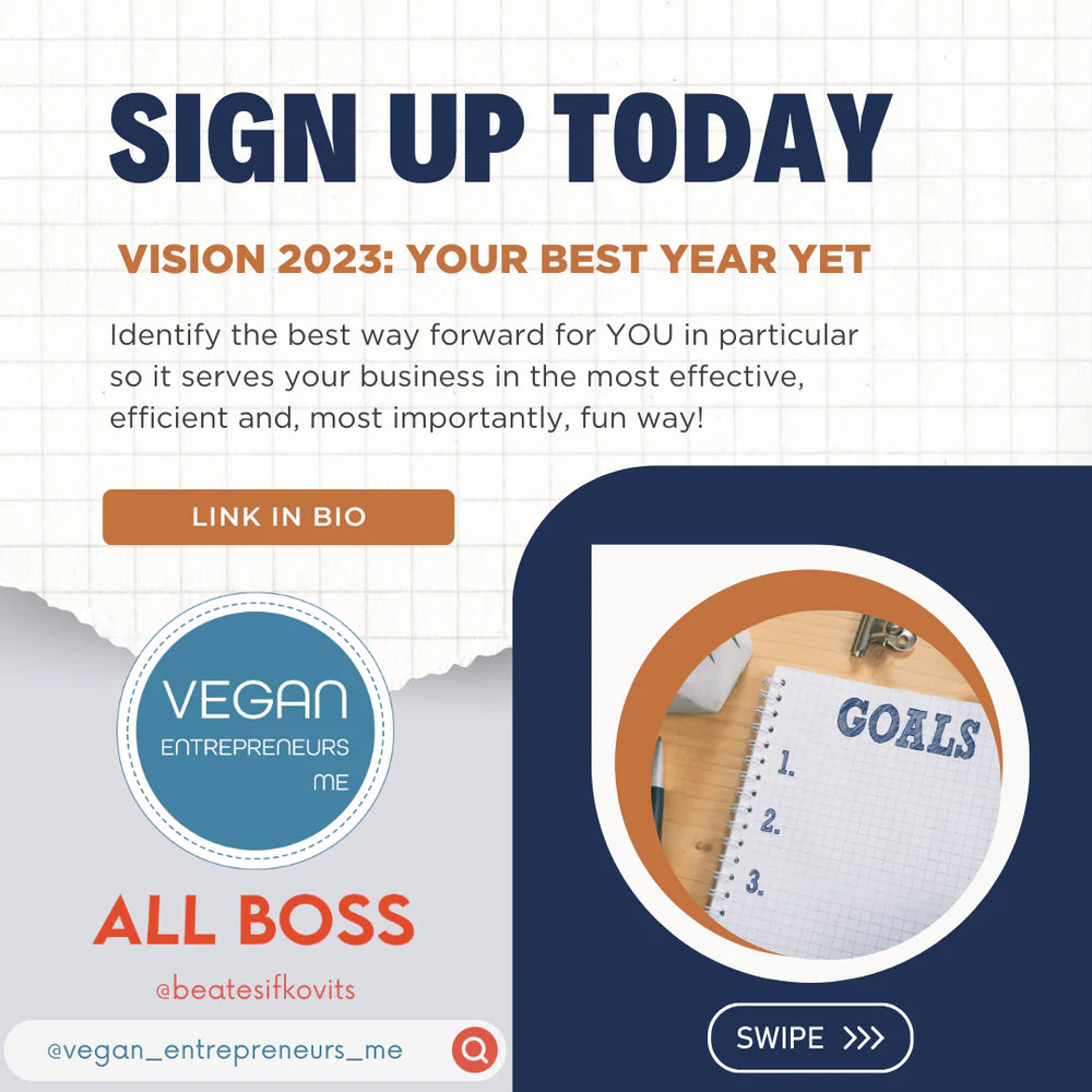 Vegan Entrepreneurs   Jan 2023 Workshop